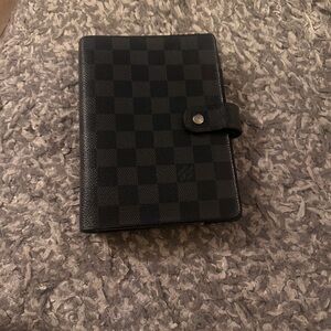 Louis Vuitton Black Checkered Card Holder
